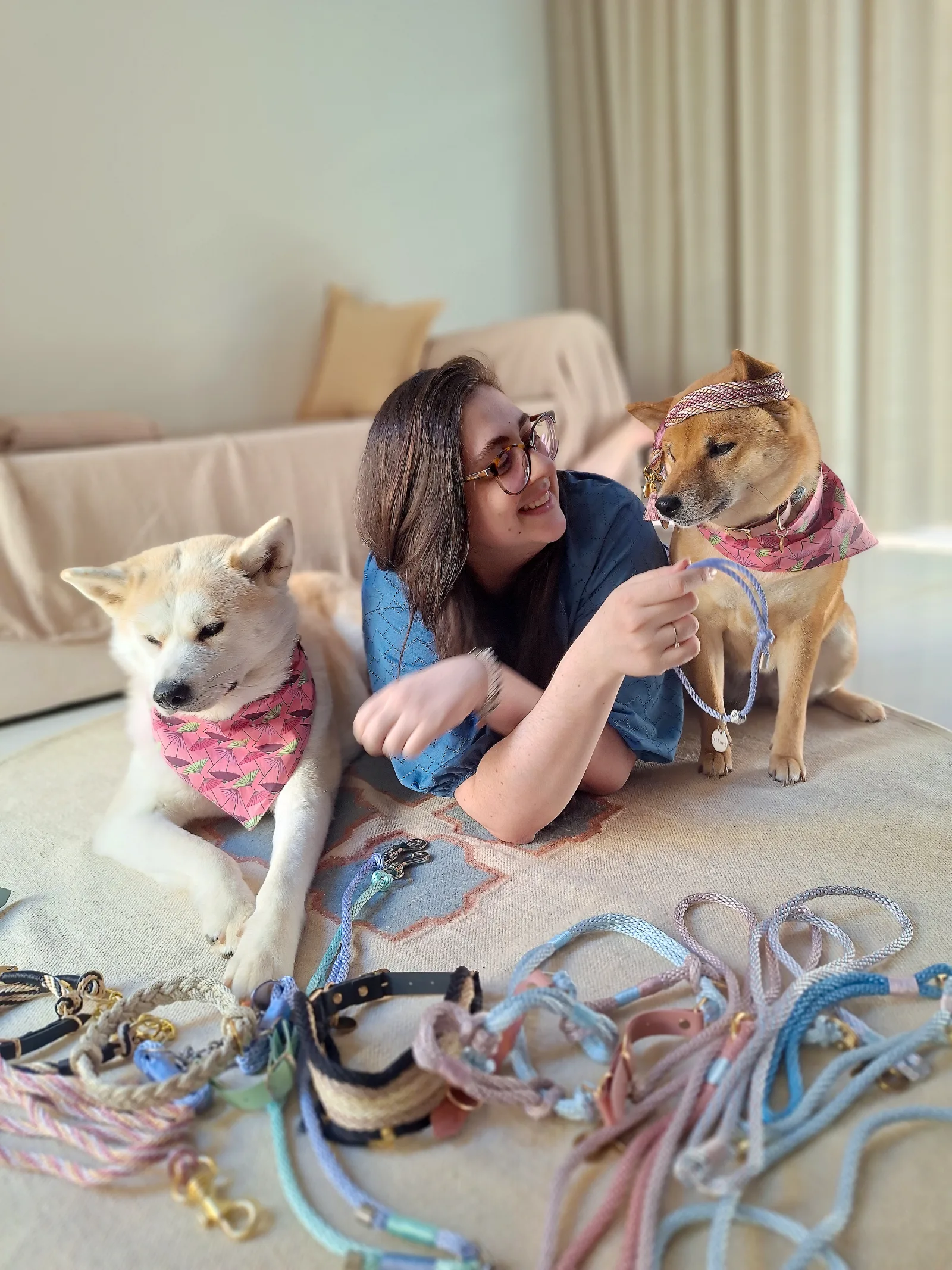 Paula criando uma conexão através das guias japonesas